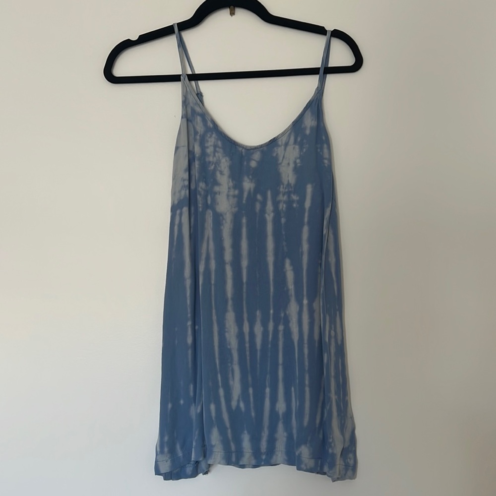 Light Blue Tie Dye Dress